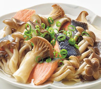 きのこと鮭のサッと煮