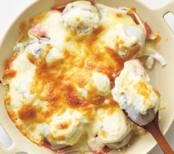 里いも豆腐グラタン