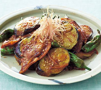 ナスと豚肉の夏のみそ炒め