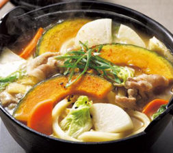 かぼちゃのほうとう風鍋