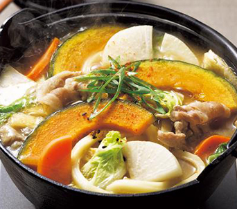 かぼちゃのほうとう風鍋