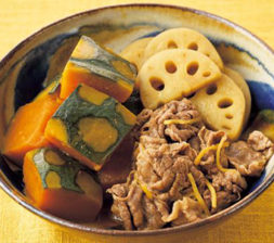 牛肉かぼちゃ煮