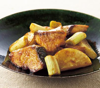 ブリ大根の和風カレー炒め