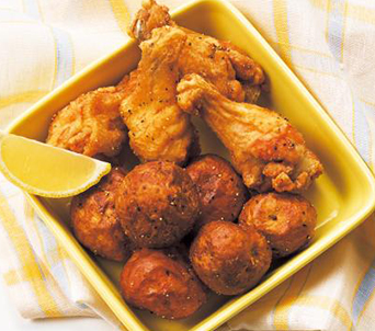 フライド新じゃが＆チキン