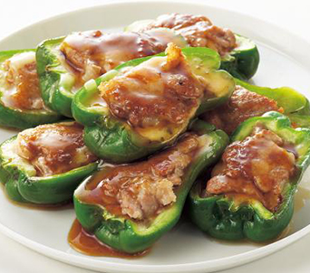 チーズでまろやか豚ピーマン