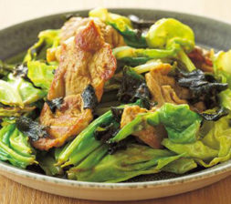 豚わかめ炒め