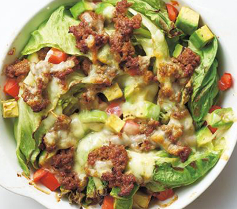 レタスのタコス風グリル