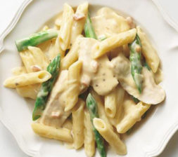 アスパラのカルボナーラ