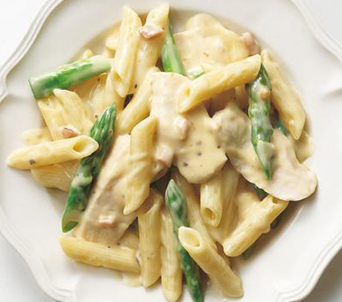 アスパラのカルボナーラ