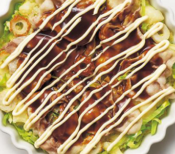 たたき長いものレンジお好み