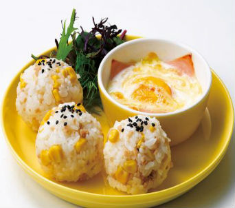 おにぎり団子プレート