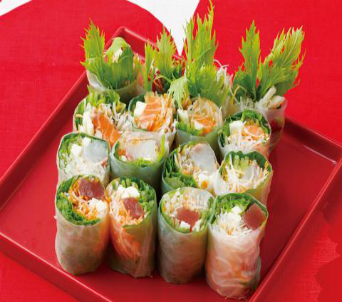 お刺身生春巻き