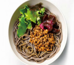 サラダ納豆そば