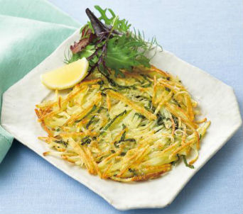 しらすとポテトのガレット