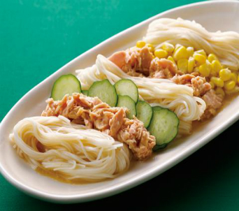 ツナコーン素麺