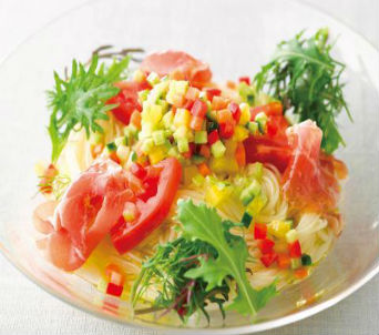 ピクルスの和えそうめん