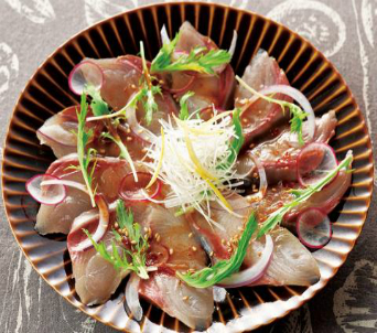 ブリの中華カルパッチョ