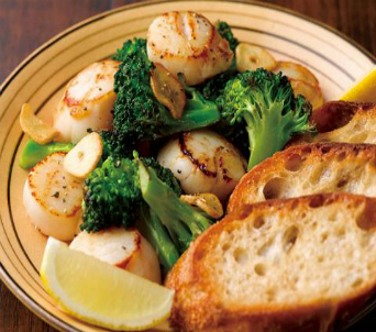 ホタテのガーリックバター