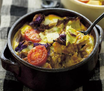 レトルトカレーでキッシュドリア