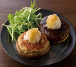 和風しいたけハンバーグ