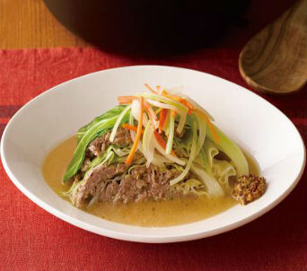 巻かないロールキャベツスープ