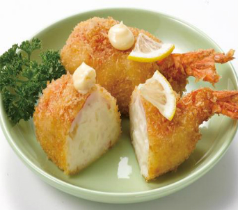 新じゃがのエビフライコロッケ