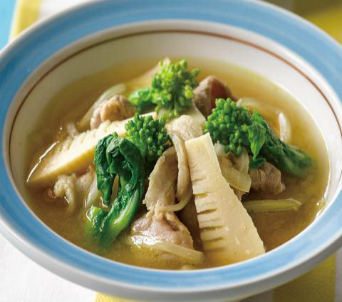 春野菜のカレー豚汁