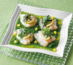 翡翠ソースのカルパッチョ