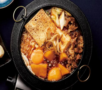 餅入り肉じゃが風すき焼き