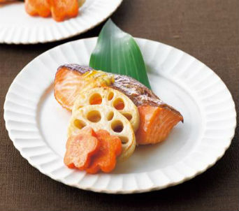 鮭と根菜のマーマレードみそ漬け