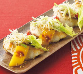 鯛と香味野菜の焼きマリネ