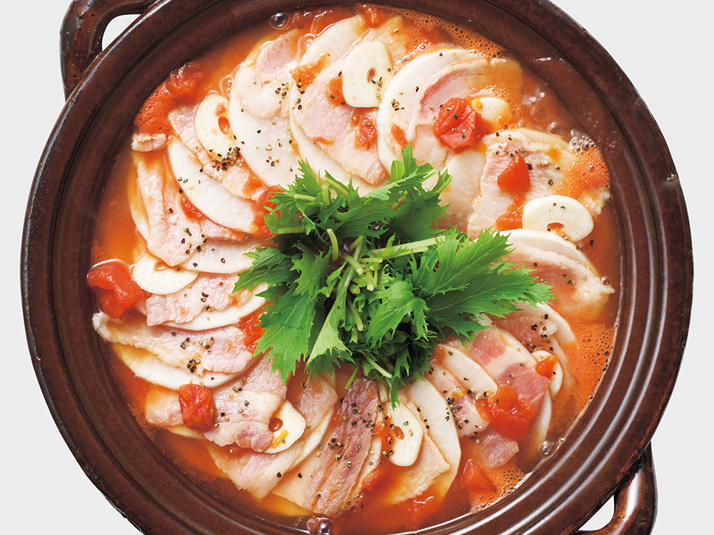 大根と豚バラのミルフィーユ鍋