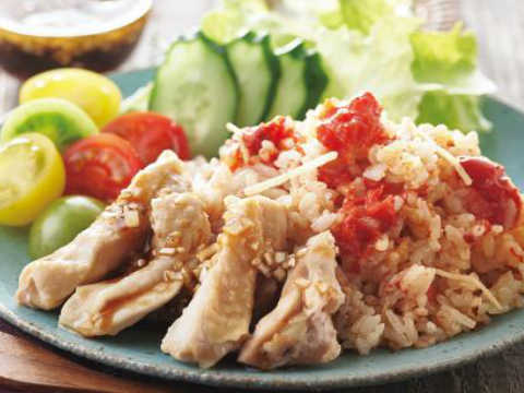 トマトのカオマンガイ