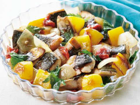 あじの梅しそマリネ