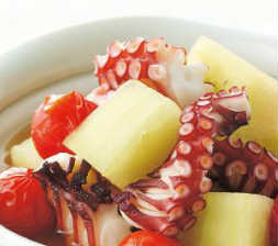 たこと冬瓜のだし煮