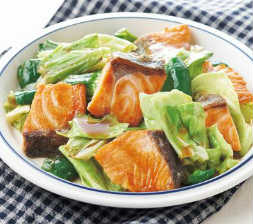 鮭のホイコーロー