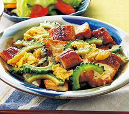 うなぎのゴーヤチャンプルー　