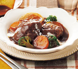 ビーフハンバーグシチュー