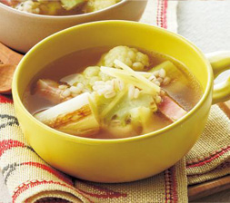 具だくさんジンジャースープ