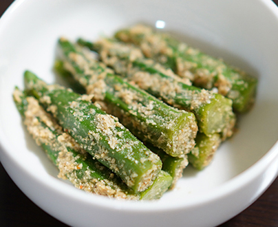 おくらのごま和え