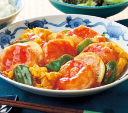 えびと卵のレモンチリソース