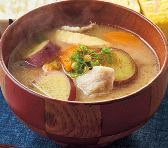 ホクホクさつまいもの豚汁