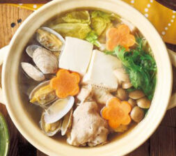 あさりと豚肉の旨だし小鍋