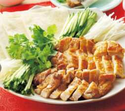 鶏の照り焼き北京ダック風