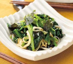 ほうれん草と海苔のナムル