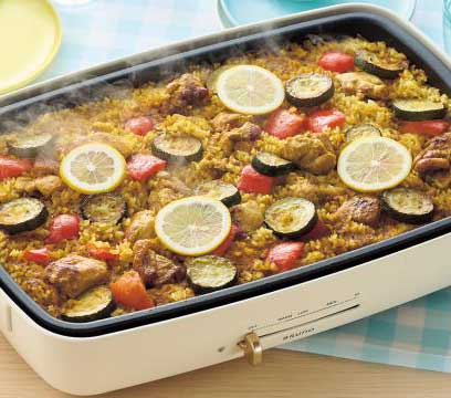 タンドリーチキンパエリア