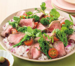 ローストビーフの桜色ちらし寿司