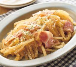 大根とベーコンのバターしょうゆ炒め