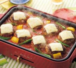 ホットプレートでチートマハンバーグ