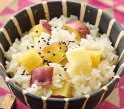 さつまいもの塩バターごはん